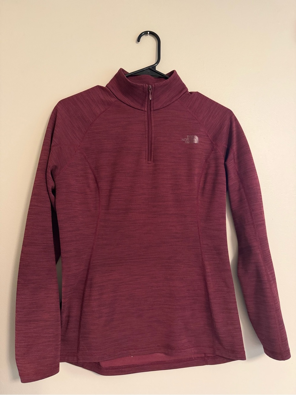 The North Face Women's Maroon Half-Zip Pullover